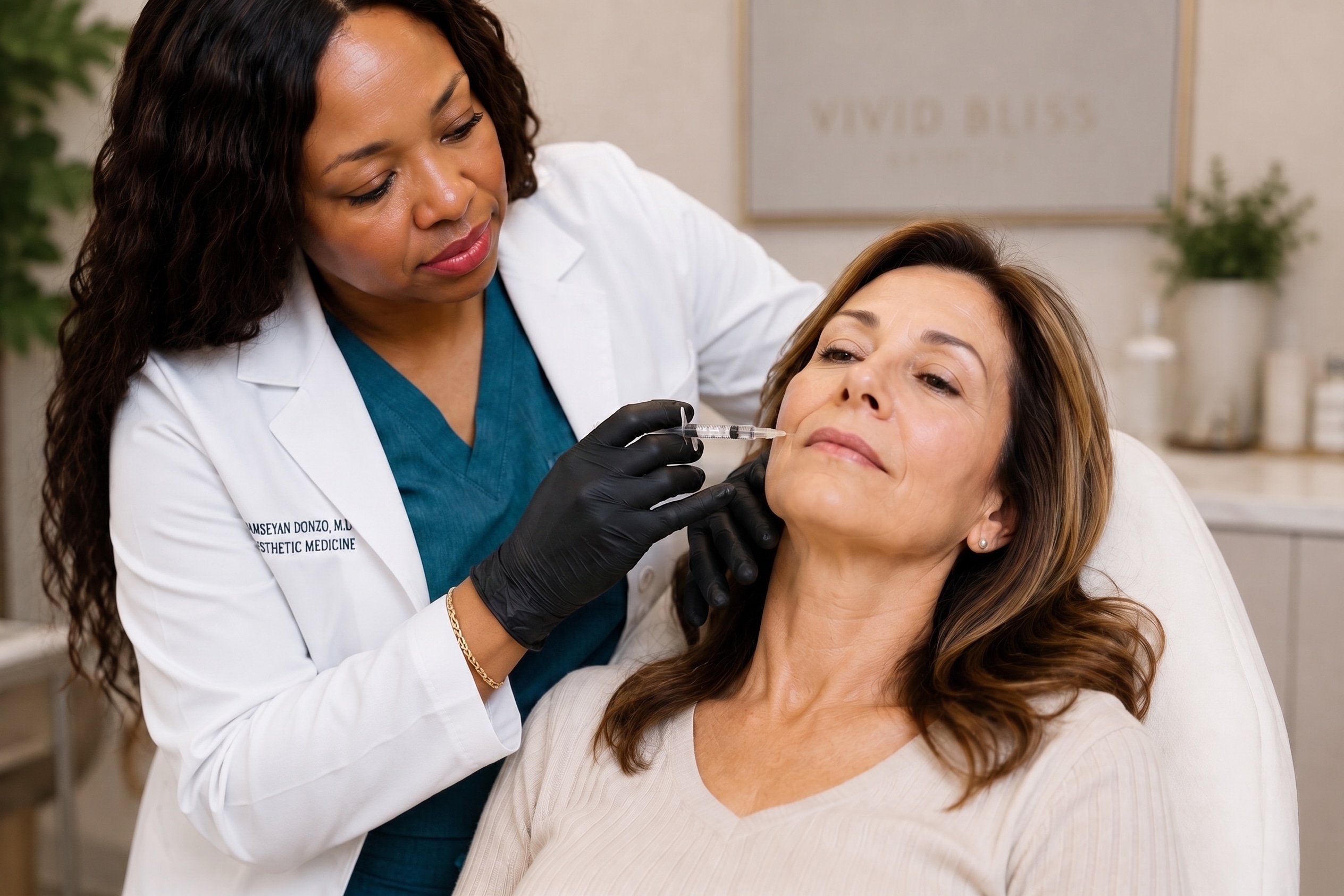 Physician-guided dermal filler treatment