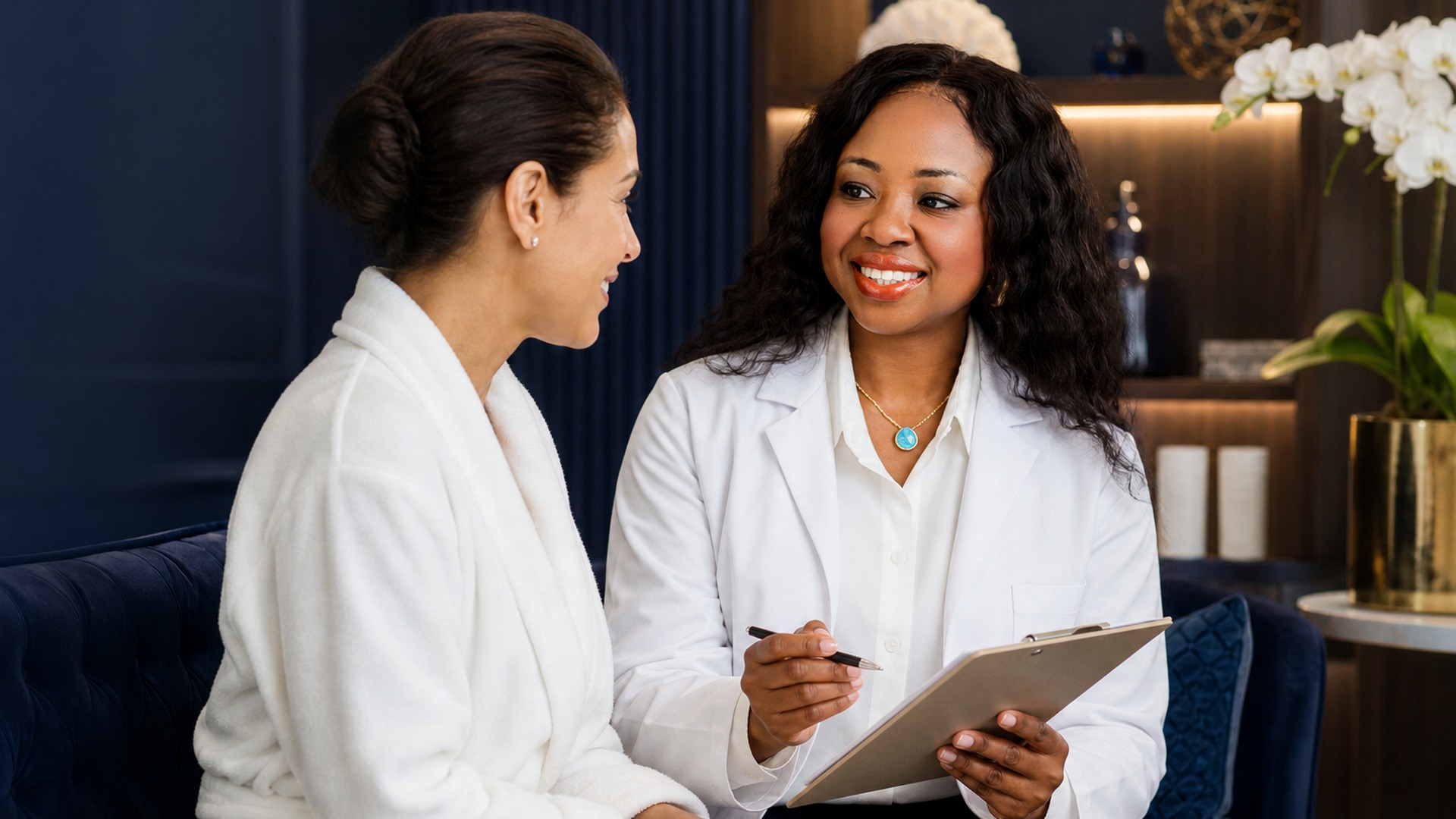 Dr. Donzo guiding The Vitality Edit — longevity and physician-led wellness