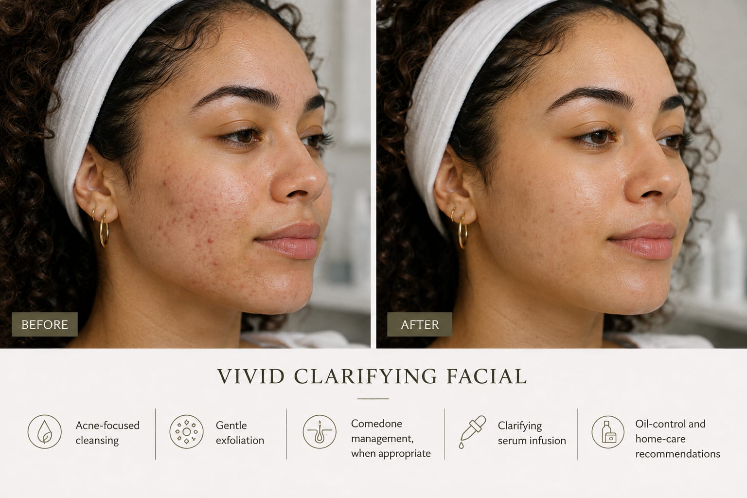 Vivid Clarifying Facial treatment guide